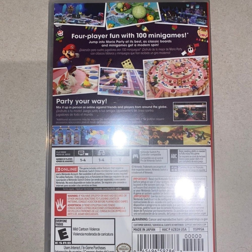 Mario Party Superstars for Nintendo Switch- Brand New